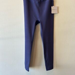 Beyond Yoga Blue Leggings Sleek Stretchy Full-Length